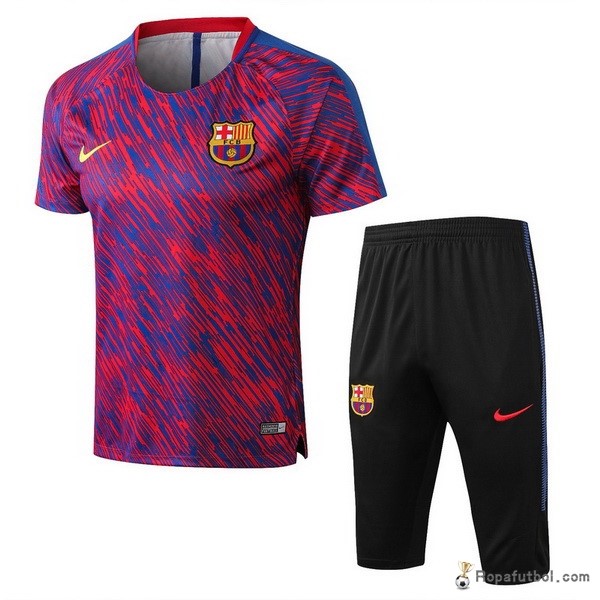 Camiseta Entrenamiento Barcelona Conjunto Completo 2018/19 Porpora